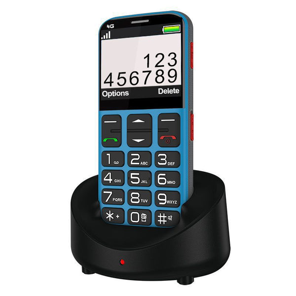Big Button Mobile Phone with SOS Button (Blue) – Big Buttons Australia