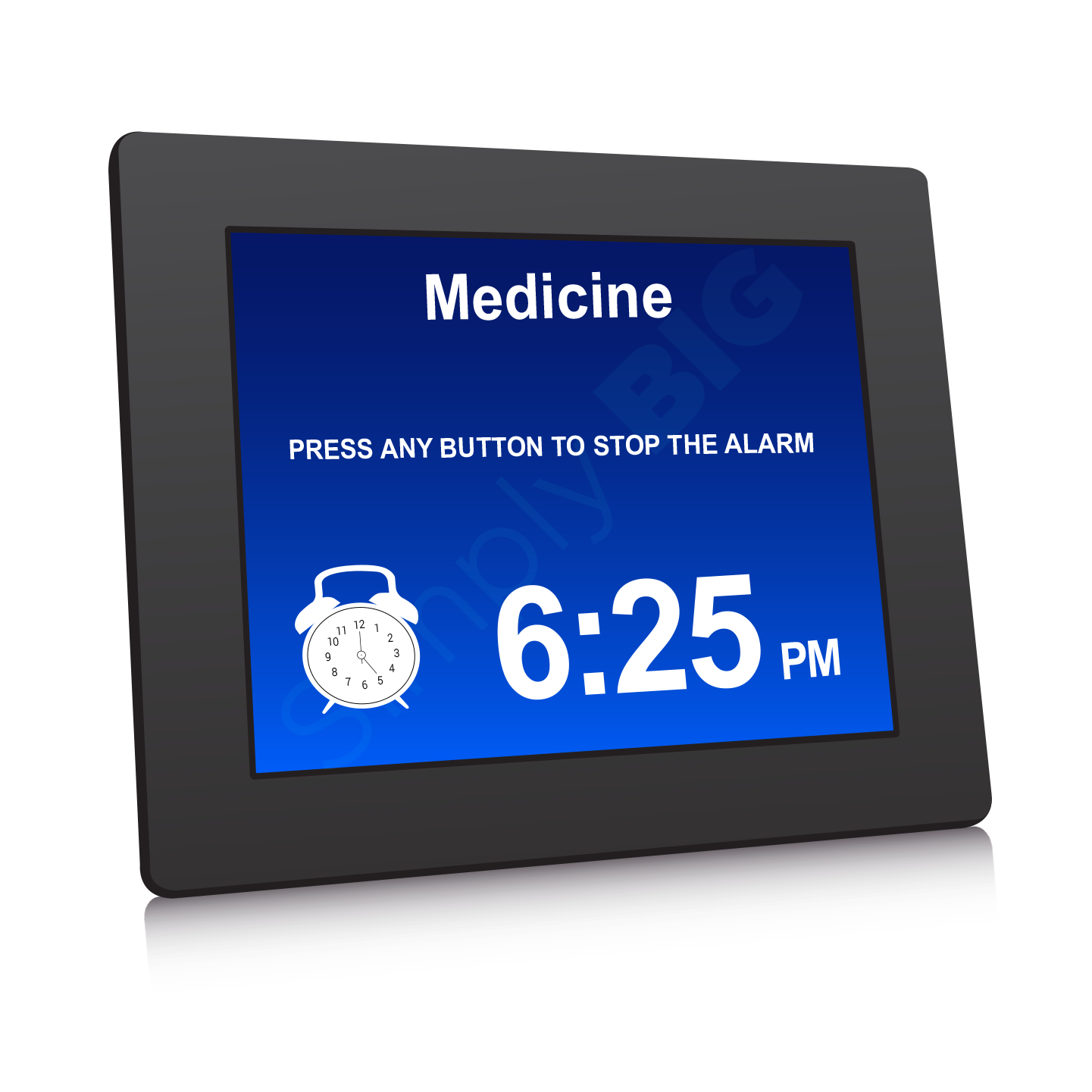 XL Reminder Clock (40 reminders) – Big Buttons Australia