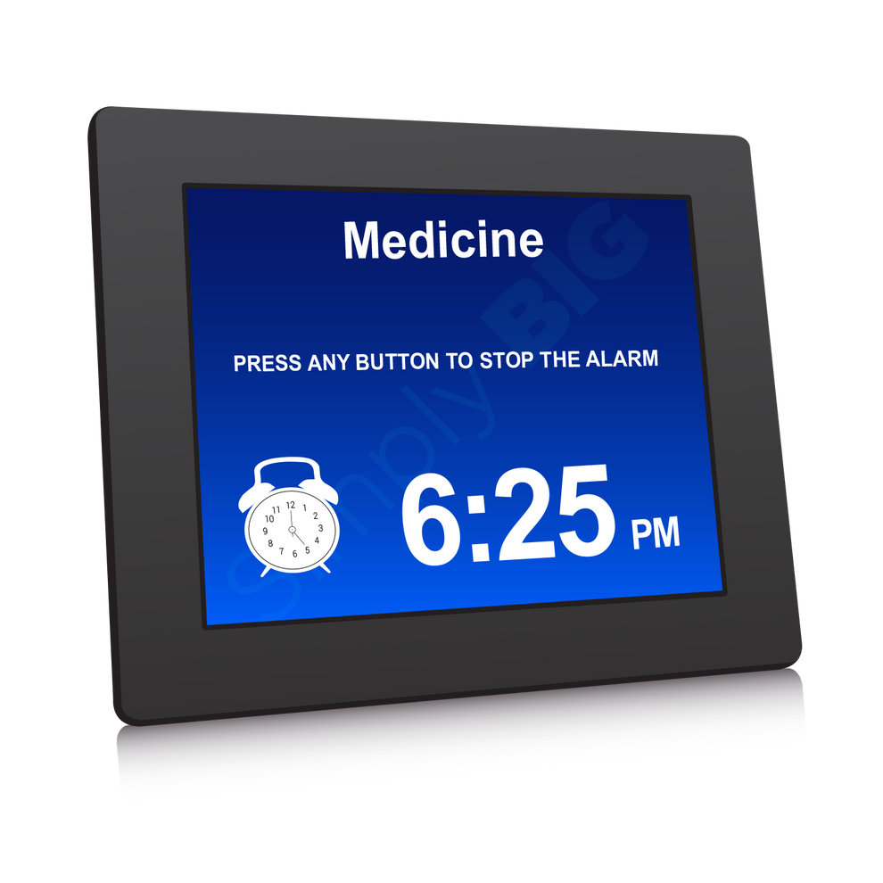 XL Reminder Clock (40 reminders) – Big Buttons Australia