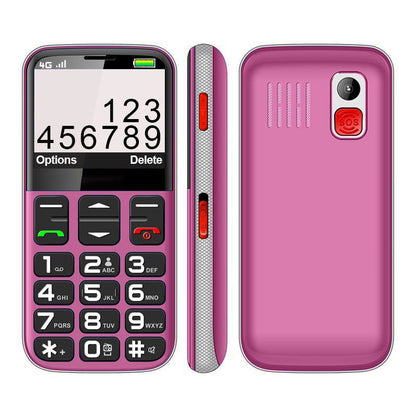 Big Button Mobile Phone with SOS Button (Pink)